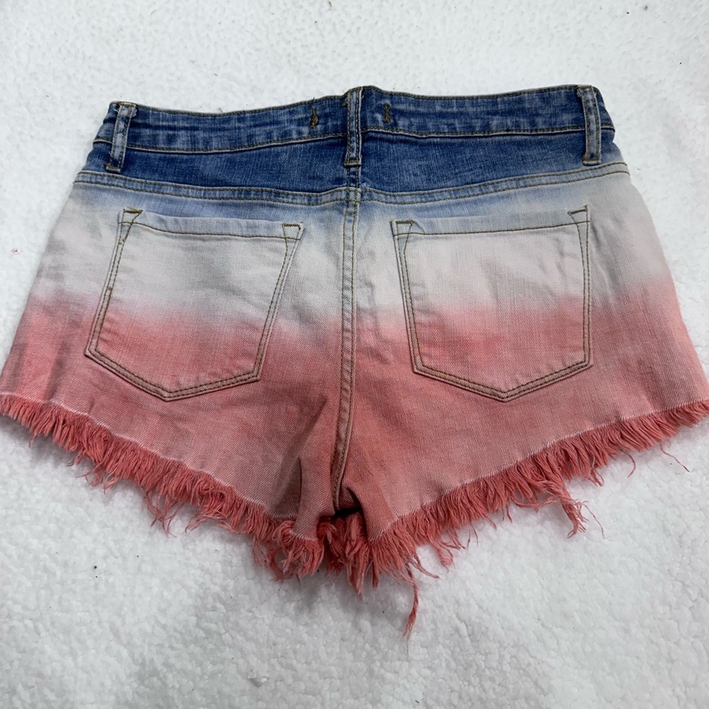Akira Ombre Denim Women Shorts - Picture 2 of 10